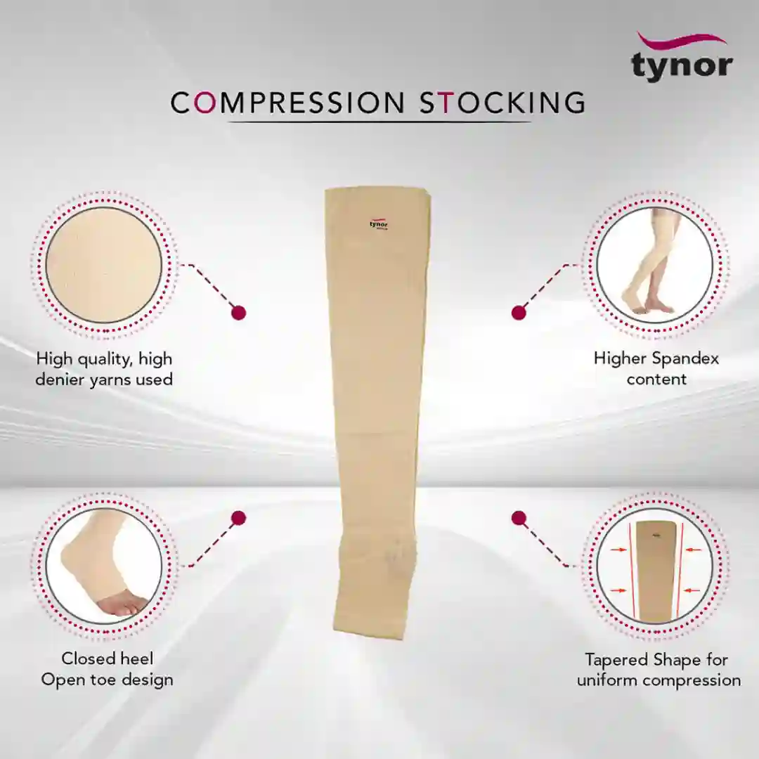 Tynor Below knee compression stockings