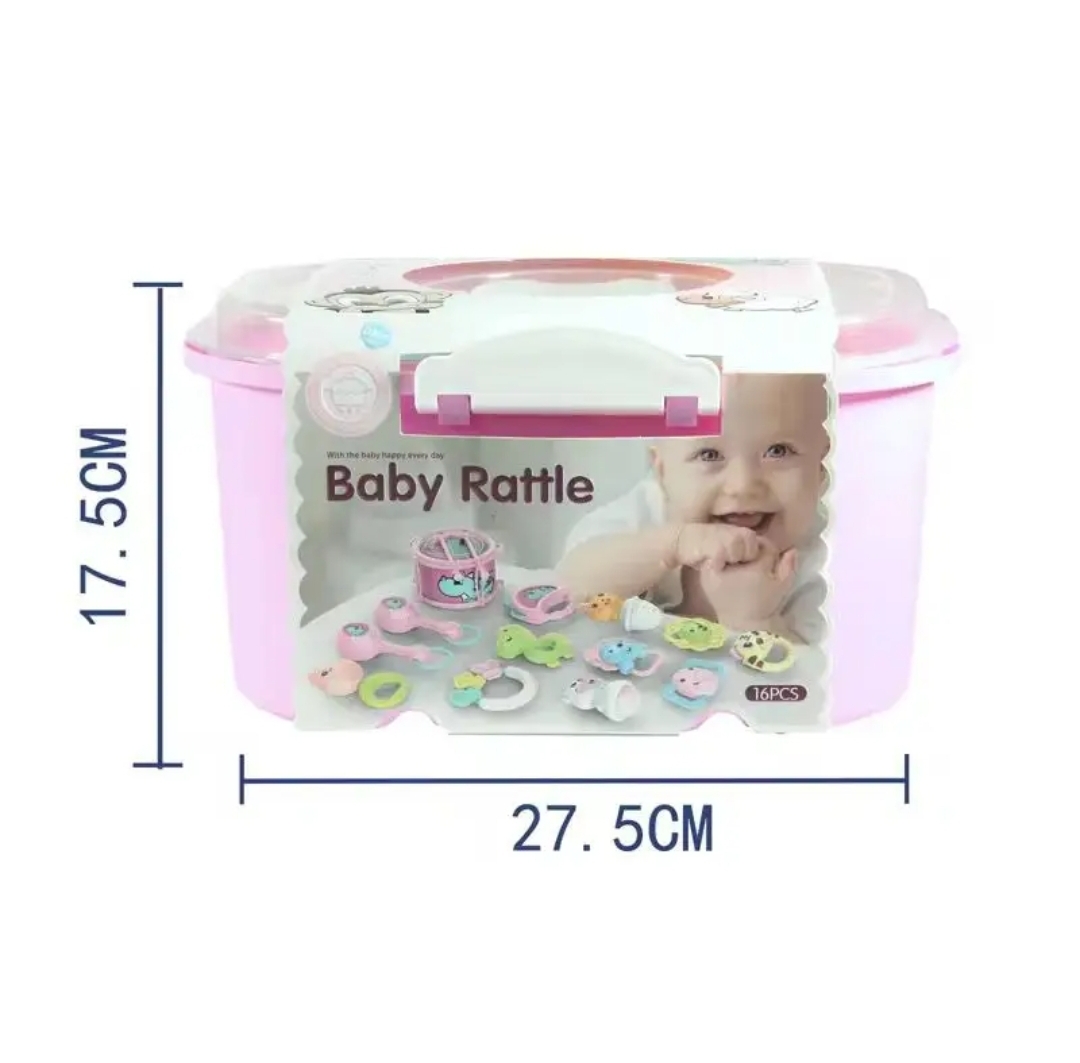 Baby Rattle Set- Teething toys 16pcs