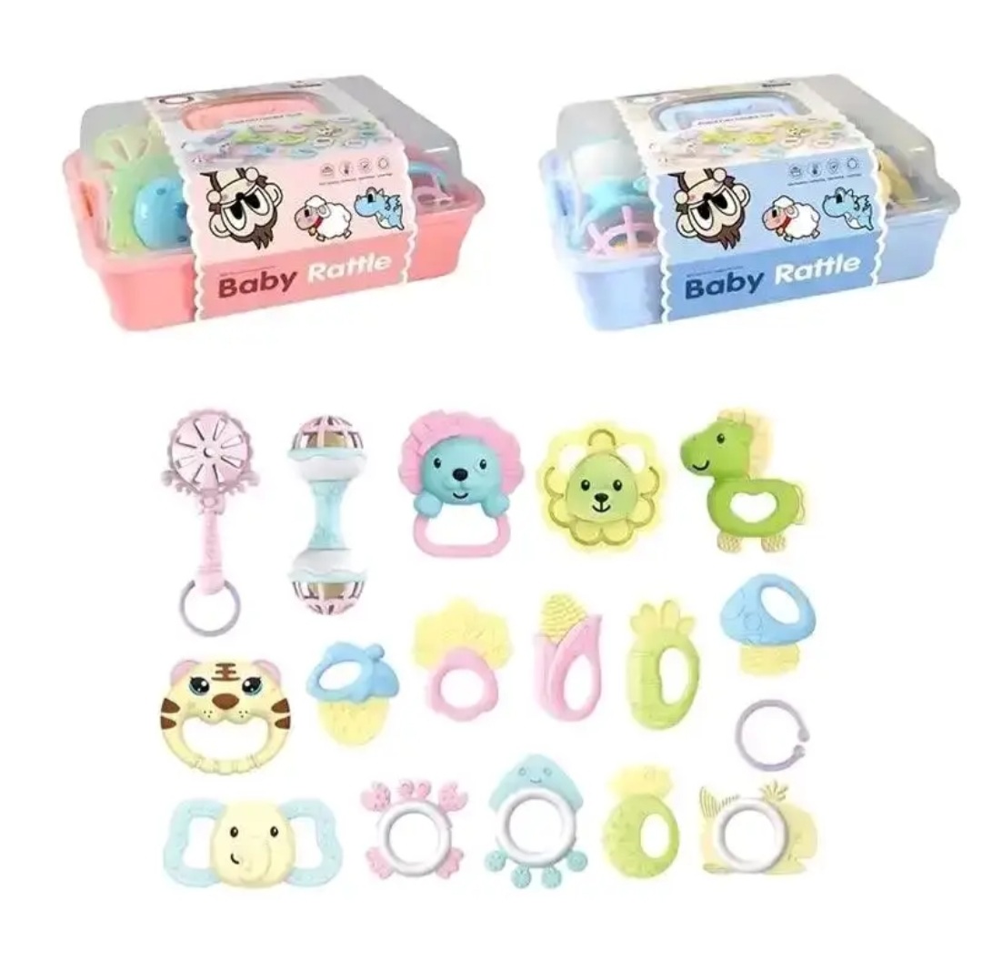 Baby Rattle set- teething 18pcs set